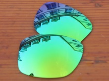 Emerald Green Mirror Polarized Replacement Lenses For Jupiter Squared Sunglasses Frame 100% UVA & UVB Protection
