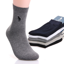 10pcs=5pairs classical Men’s Socks Sport Polo Sock Brand Casual Cotton sprot male sock meia calcetines