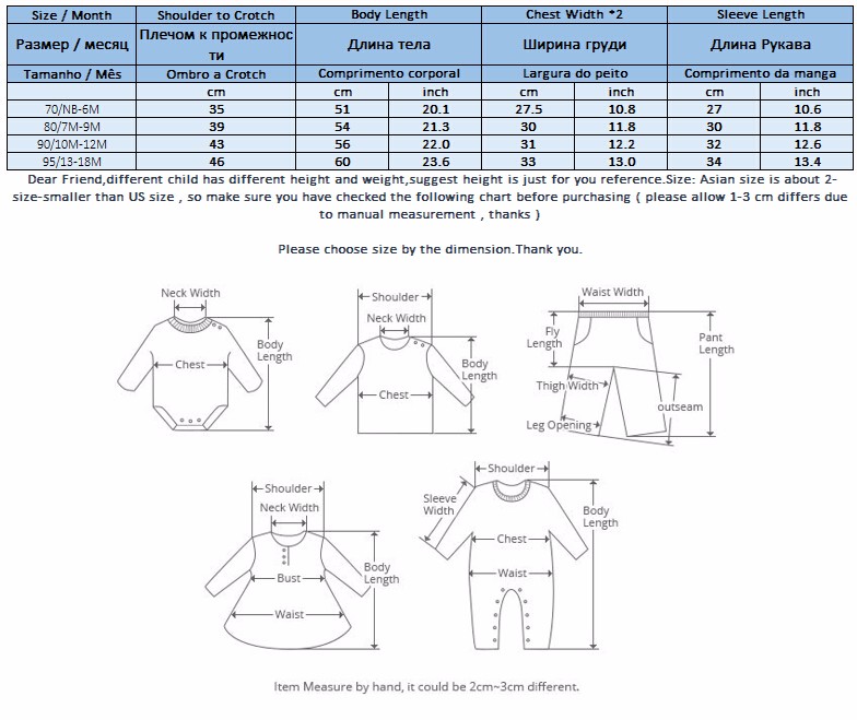 PF001sizechart