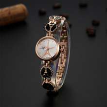Eiffel Tower Luxury Bracelet Gold Watch Women Fashion Dress Quartz Watch Ladies Watch Hour Clock montre femme relogio feminino