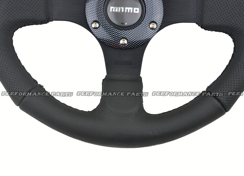  universal leather racing car steering wheel (5)