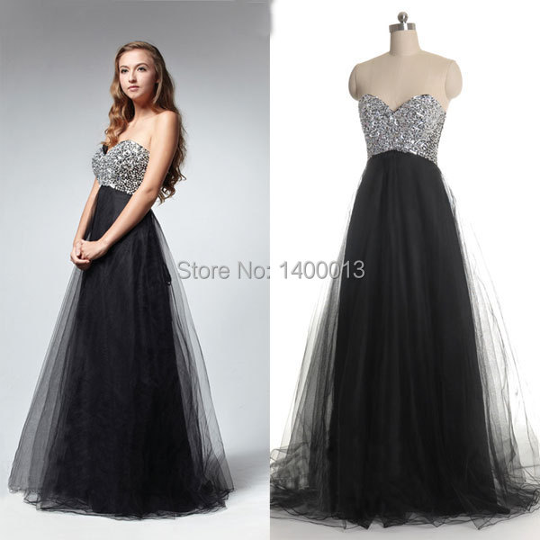 vestidos de noche largos elegantes brillantes