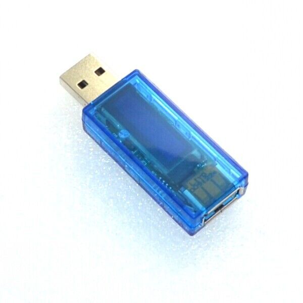 Blue font color OLED USB detector voltmeter ammeter power capacity tester meter voltage current mobile bank charger