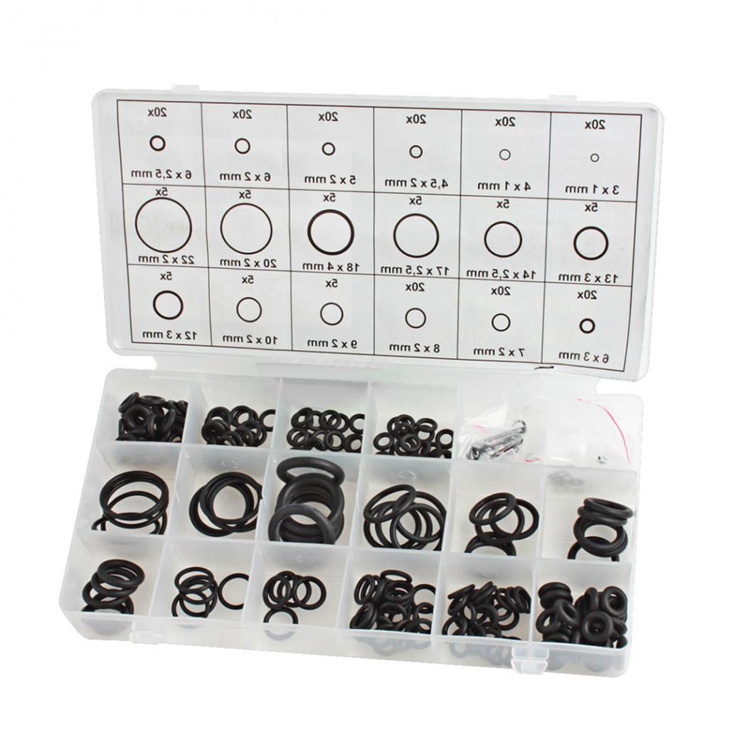 Newrealm 250 Pcs Rubber O Ring Washer Set Assortment for Automotive Plumbing Hydraulic