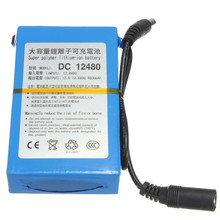 Wholesale Price 12V 4800mAh Li ion Super Rechargeable Battery Pack AC Charger with EU Plug