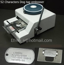 Guaranteed 100% new 52Characters manual Metal dog tag embosser embossing machine ,Steel Embossing Machine
