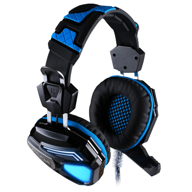 KOTION EACH G5200 Gaming Headset Vibration Breathing LED Light Computer Game Headphone USB 7.1 Microphone Stereo Surround Sound