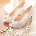 Lastest Peep Toe Fashion Dress Shoes Spring High Heel Office Lady Shoes Wedding Dress Shoes Graduation