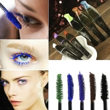 Fashion Waterproof blue purple black green brown mascara charming longlasting makeup M01097