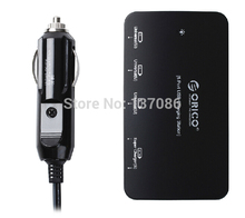 New 2 1A 1A 5 port USB Charger with cigarette lighter Port for iPad for iPhone
