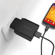  Qualcomm Certified Aukey Quick Charge 2 0 18W USB Wall Charger Smart Fast Charging For