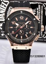 2015 nuevo Top lujo movimiento de marca reloj automático hombres de goma relojes mecánicos auto viento de pulsera de la muñeca