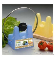 Tienda de 2 yuanes vendiendo necesidades diarias de vida más creativo olla de cocina con tapa del soporte de rack