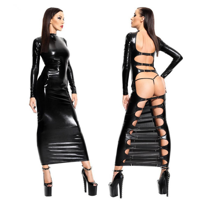Black leather look dress Find black leather look dress at ShopStyle. Shop the latest collection of black leather look dress from the most popular stores - all in one place.