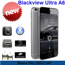 New Blackview Ultra A6 Cell Phone 4.7″inch HD Android4.4 MTK6582 Quad Core 1GB+8GB 13MP 720p Dual Sim Back Touch 3G mobile phone