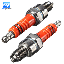 2PCS Scooter Motorcycle Racing 3 Electrode For Spark Plug For Engine GY6 50cc 150cc Rep C7HA C7HSA