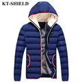 New Brand Winter Men Jacket Parka Wool Warm Hooded Outerwear For Men Thicken Windproof Down Cotton