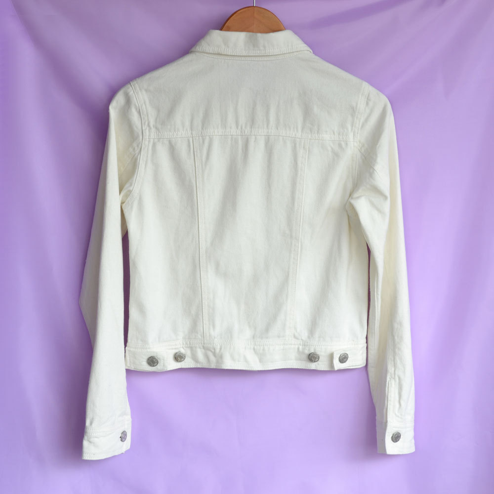 お買い得モデル H BEAUTY&YOUTH WHITE DENIM WORKY JACKET メンズ