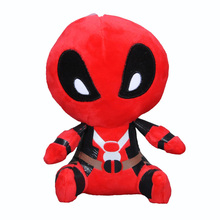 2016 anime Marvel Movie plush toy Cartoon Characters Deadpool stuffed doll Sweet Cute Spiderman Deadpool kids toys collectibles
