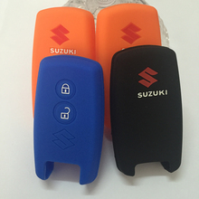 Modified car key shell Silicone key Case Cover For 3 Buttons Suzuki SX4 2007 2008 2009 2010 2011 2012