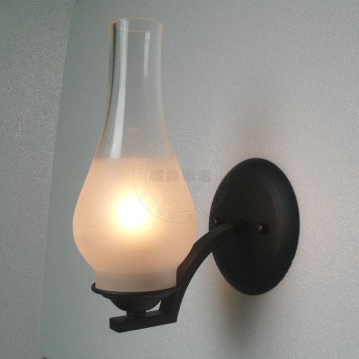 Fashion-iron-wall-lamp-personalized-vintage-american-country-style-living-room-light-kerosene ...