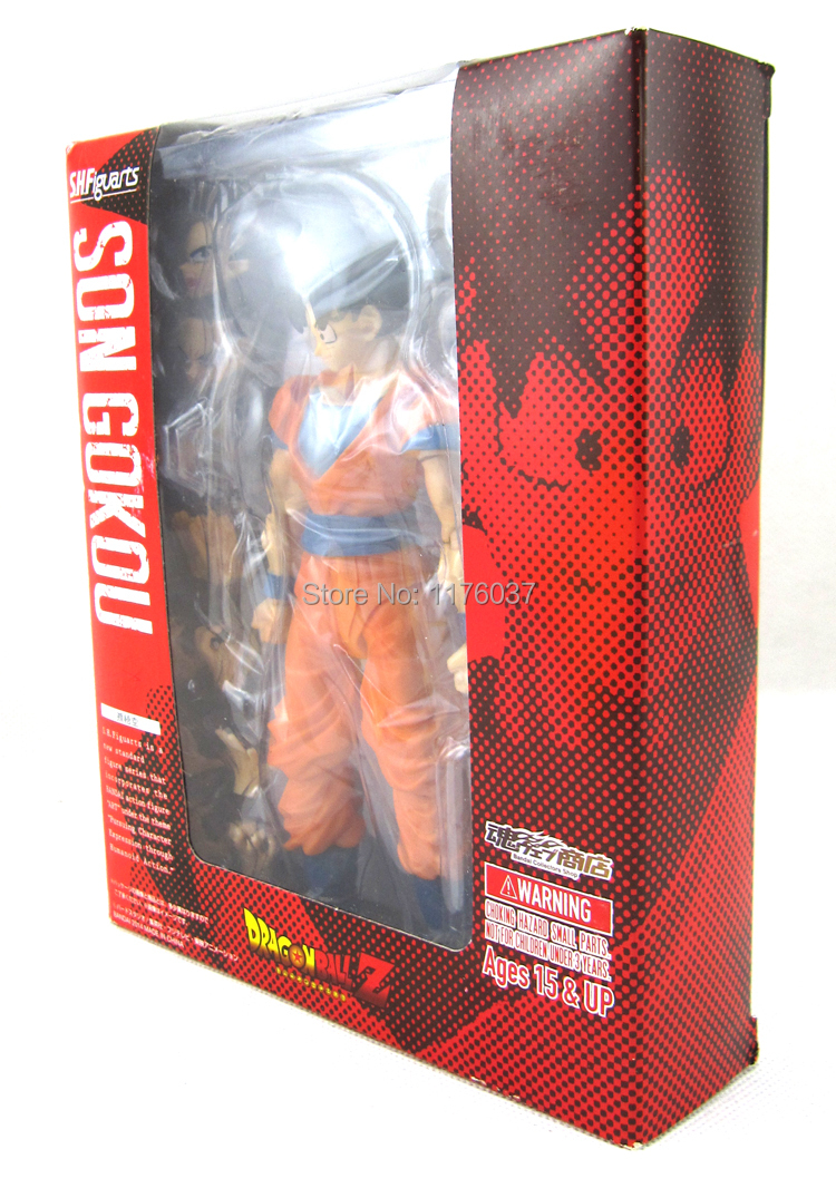 New Arrival Son Goku Normal Saiyan Dragon Ball Z DBZ Bandai Tamashii S.H.Figuarts Action Figure Toys New Box