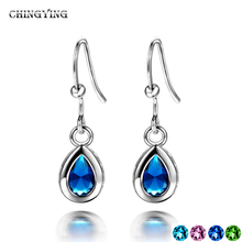 Glantop Fashion Jewelry Platinum Plated Drop Earrings Simple Elegant Summer Stainless Statement Direct from Factory JC-4006