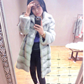 Real Mink Fur Coat 100 Real Genuine Mink Fur Long Outwear black jacket winter Luxury