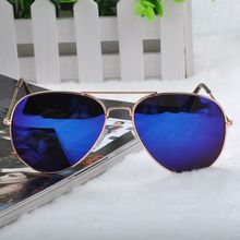 14 Color Sun Glasses Metal Frame Eyewear Glasses Bat Mirror UV Summer Style Sunglasses Women Men