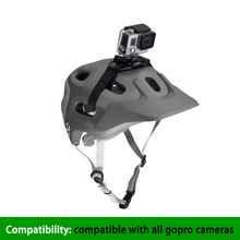 Free shipping 1pcs Vented Helmet Strap Mount Strap for Camera Gopro HD Hero 1/2/3/3+/4 Camcorder Brand New