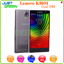 Lenovo K80M 4G LTE Cell Phone 5.5″ 1920×1080 IPS Android 5.0 Intel Z3560 Quad Core 2GB RAM 32GB ROM 13MP Camera GPS NFC 4000mAh