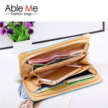 New 2015 brand fashion bright skin Candy color High heeled shoe pattern women s wallets purse