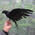 Hunting Decoy High Simulation Crow Halloween Black Bird Props Sniper Shooting Exercise Targets Free Shipping
