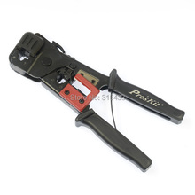 Rj11 / RJ45 de red y teléfono herramienta de engaste de Cable con Cable Stripper herramientas de red compresión herramienta COAX CRIMPER COAXIAL