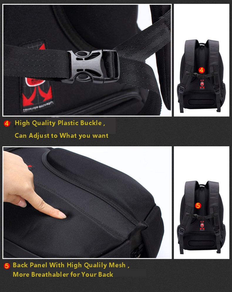 2015 waterproof business backpack men the knapsack camping hiking travel backpack mixed order Laptop bag