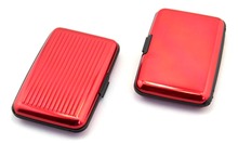 Men Business password plastic aluminium credit card holder waterproof men wallets case box ZH025