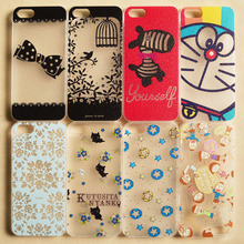 Beautiful Flower Design Painted Hard Back Cover Cases Fit For Apple iPhone 4 4s 4G Case For Phone Fashion Shell