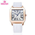 2016 New Arrival Brand KEZZI Genuine Leather Strap Fashion Casual MEN Quartz Wrist Watch Women Dress