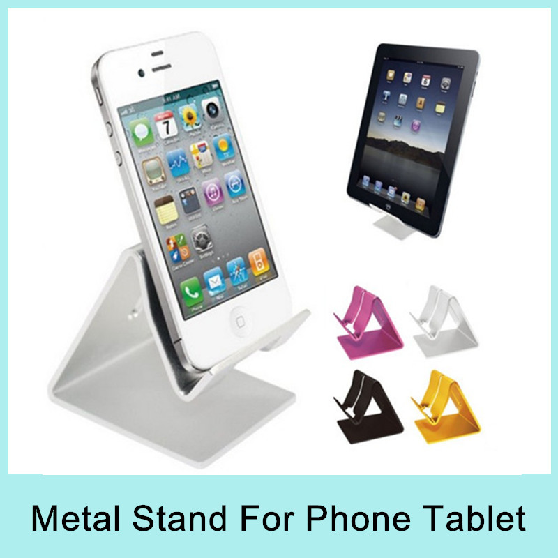 Universal Aluminium Metal Desk Stand Holder for Mobile Phone Smartphone Tablet PC Ebook Mobile Mate Portable