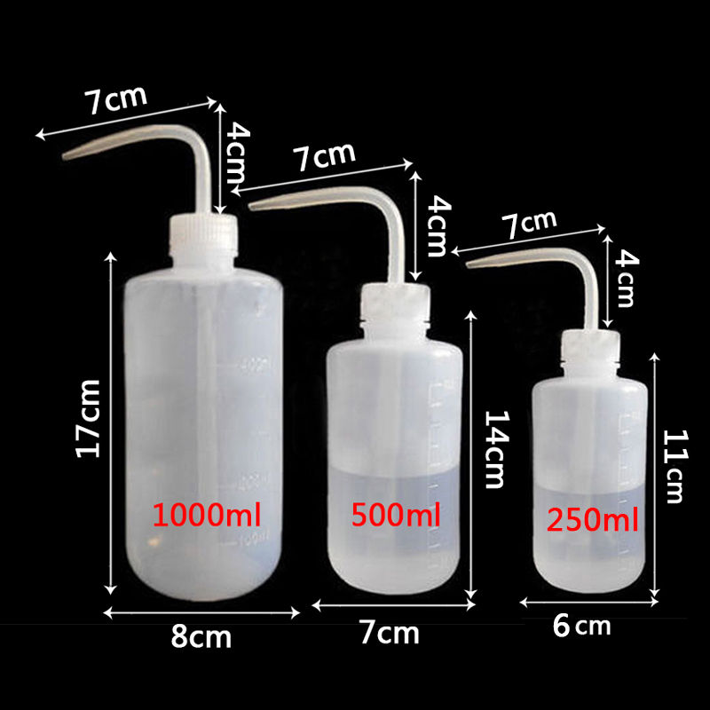 250/500 1000 ml para herramientas de riego 1.000 ml Difusor dispensador de agua y salsa de plástico Livedealing 