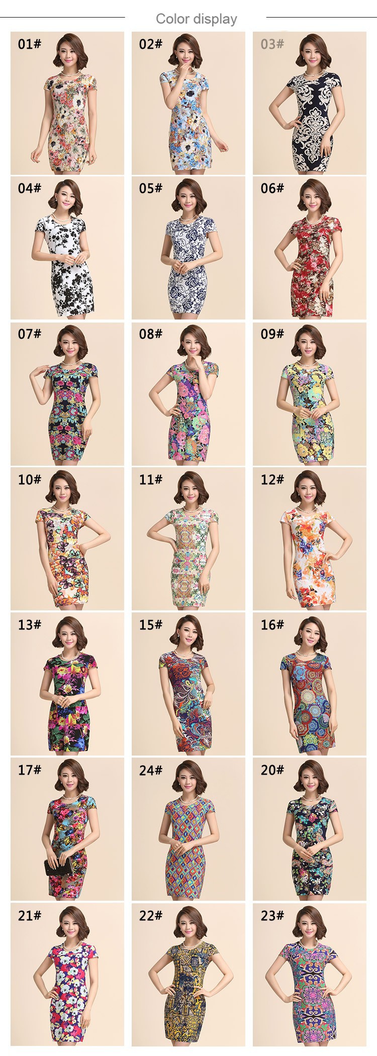 1 L-4XL 2014 New Fashion Women Summer dress Slim Tunic Milk Silk print Floral dresses Casual Plus Size sexy bodycon dress XW101