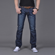 2016 New Autumn and Winter Jeans Men Straight Loose Big Yards Commerce Multi-pocket Pants Youth K48
