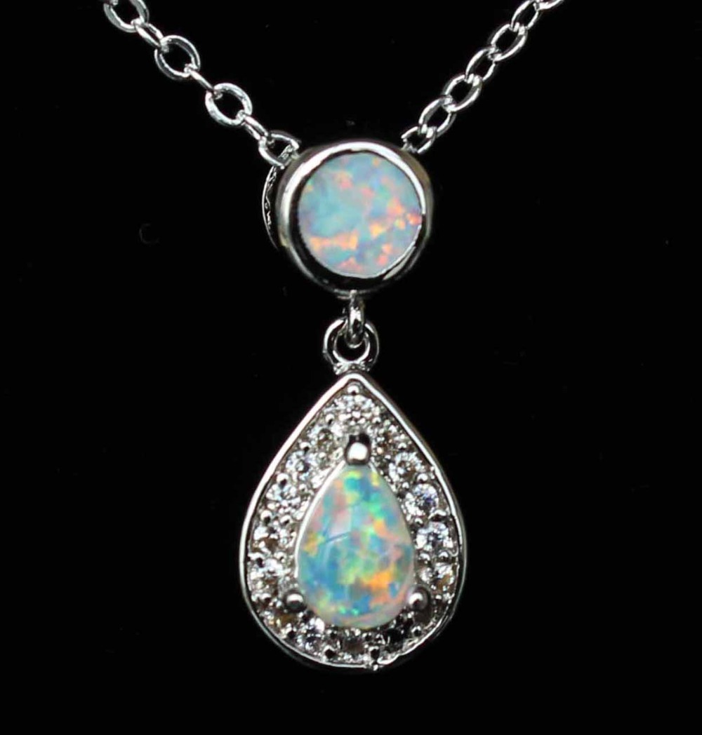 graceful waterdrop shape blue pink white fire opal graceful waterdrop shape blue pink white fire opal