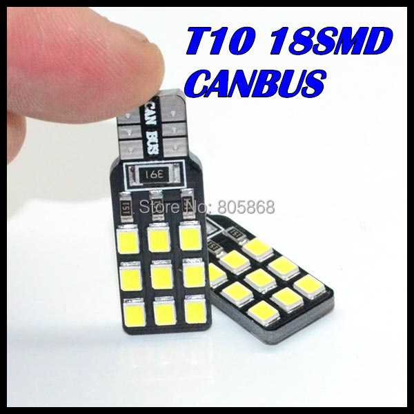 2 . / Lot Canbus T10 18smd 2835     Canbus W5W 194 2835 SMD    