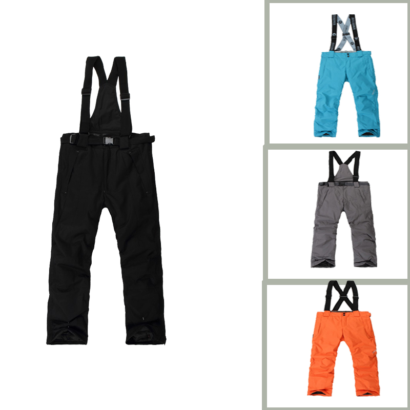 NEW STYLE men Suspenders Ski pants snowboard trousers winter sport