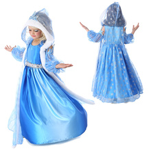 Baby Girl Clothes Fever Elsa Beautiful Dresses Party Princess Anna Dress Vestidos De Menina Costume Cosplay