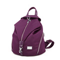 Famous Brand 2016 New Fashion Ladies Casual Backpack Simple Light Canvas Bag Solid Color Chic Designer