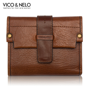 2014 Fashion men Vertical viconelo first layer of cowhide genuine leather vintage male wallet nostalgic gift  money clip