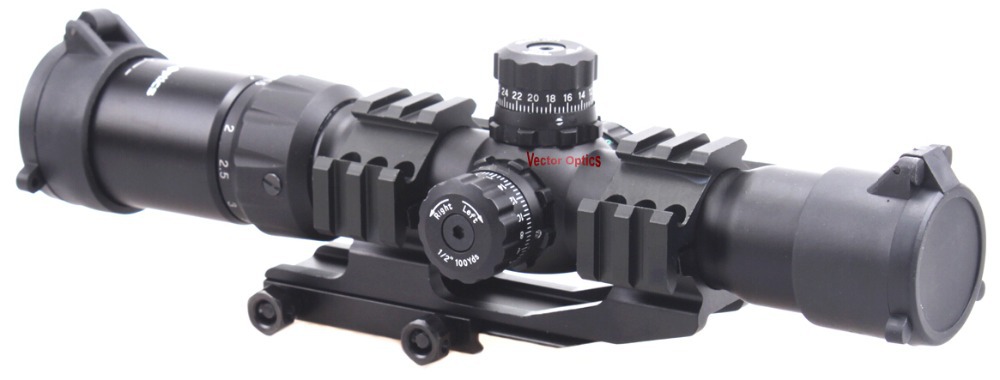 Vector Optics Mustang 1 5 4x30 Compact Shooting Riflescope Illuminated Chevron Red Dot Sight Free Mount
