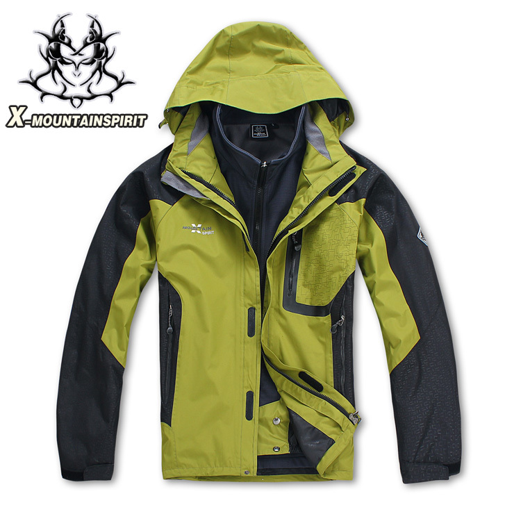 Men Top Hot sale Waterproof Clothing Outdoor Windproof Camping Mountaineering 2in1 Coat Winter Thick Warm Out Jackets X1288